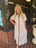 Golden Hour Coast Stripe Dress
