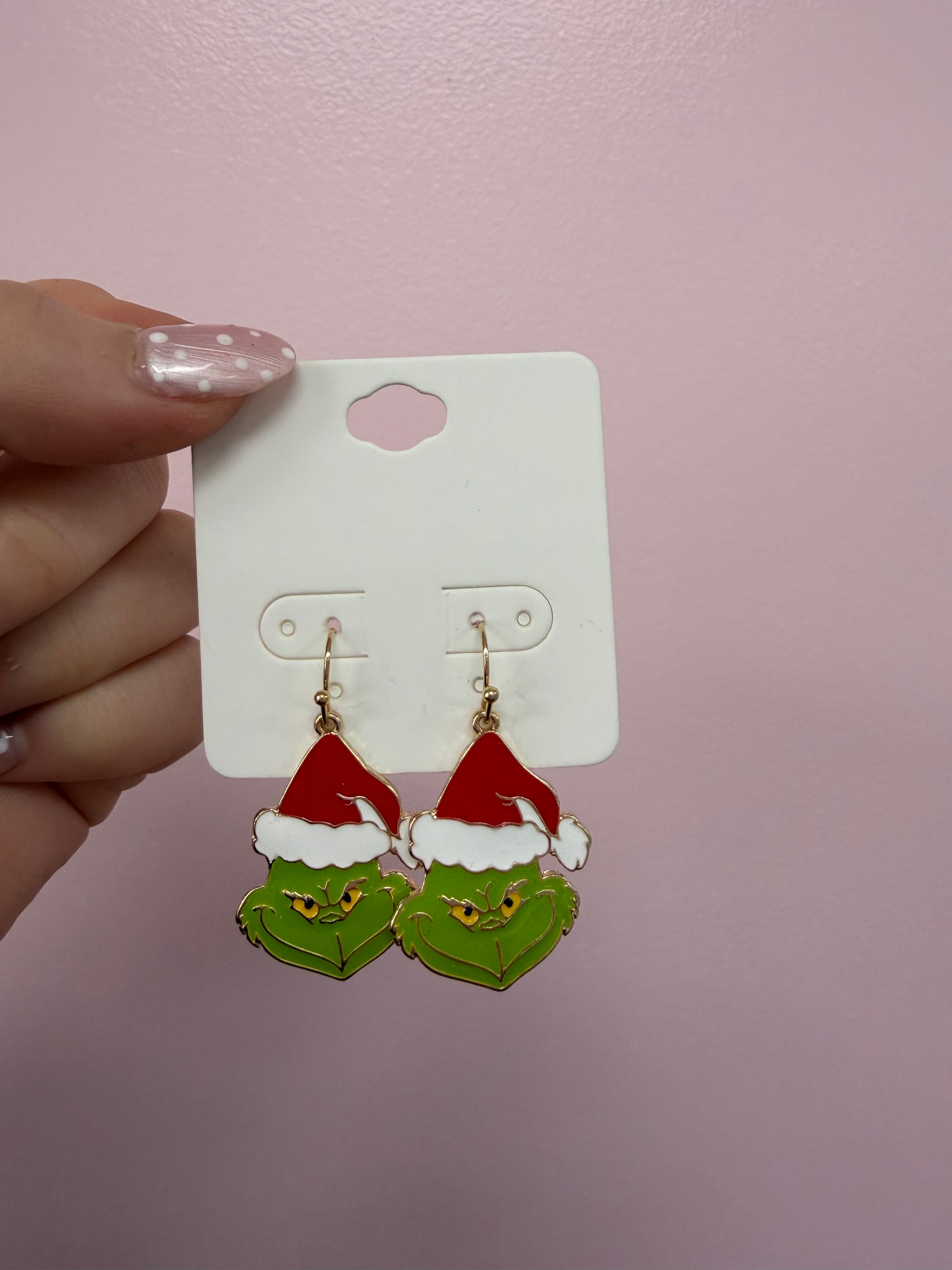 Grinch Earrings