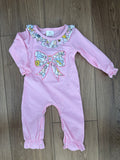 Pretty In Pink Bow Romper