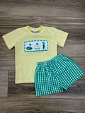 Golf Smocked Shorts Set