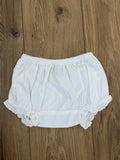 White Eyelet Lace Trim Bloomers