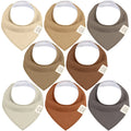 Organic Bandana Bibs- Terracotta