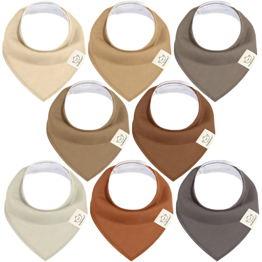 Organic Bandana Bibs- Terracotta