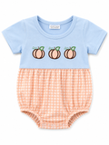 Pumpkin Patch Gingham Bubble