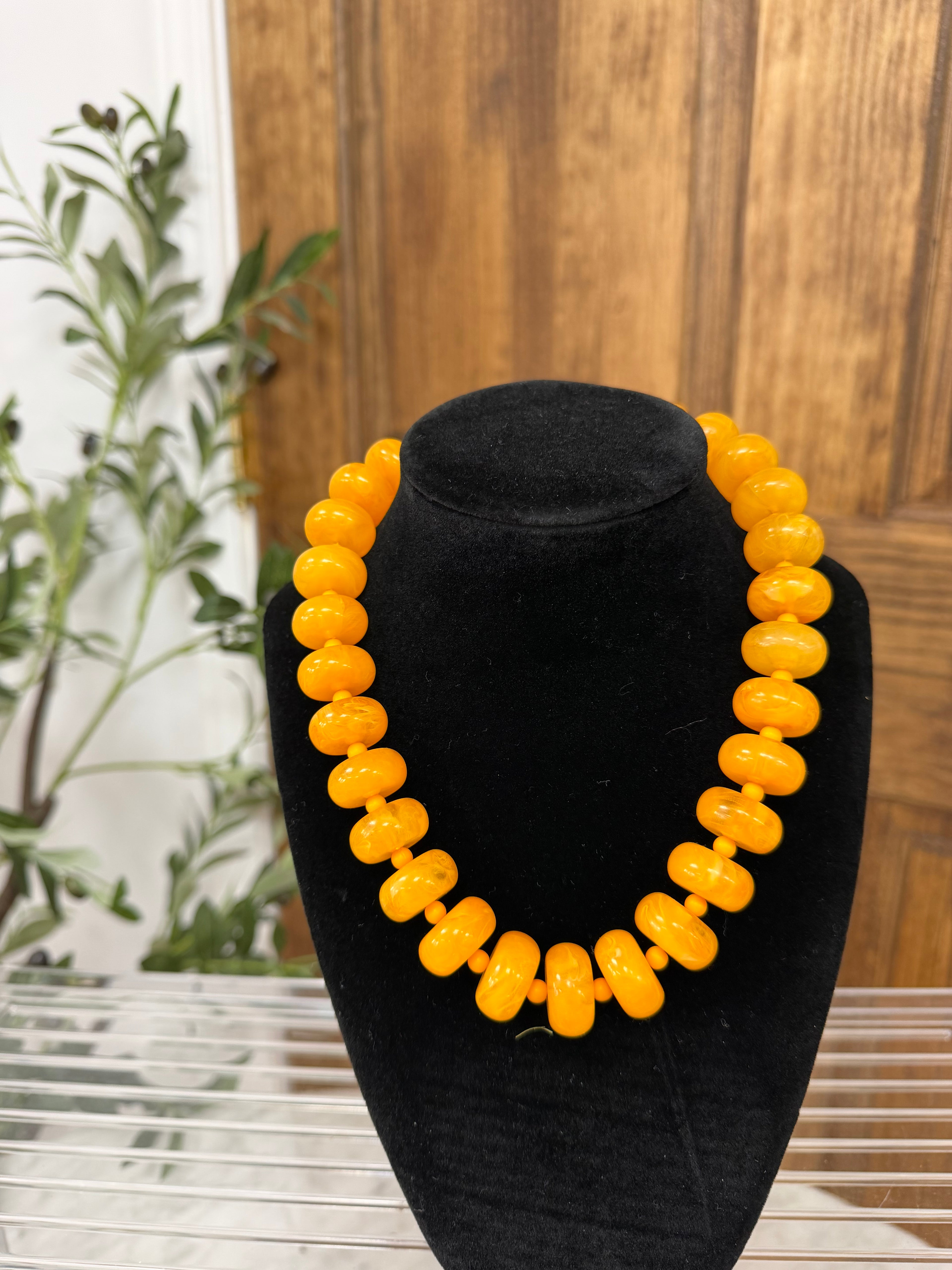 Rondelle Bead Necklace Set