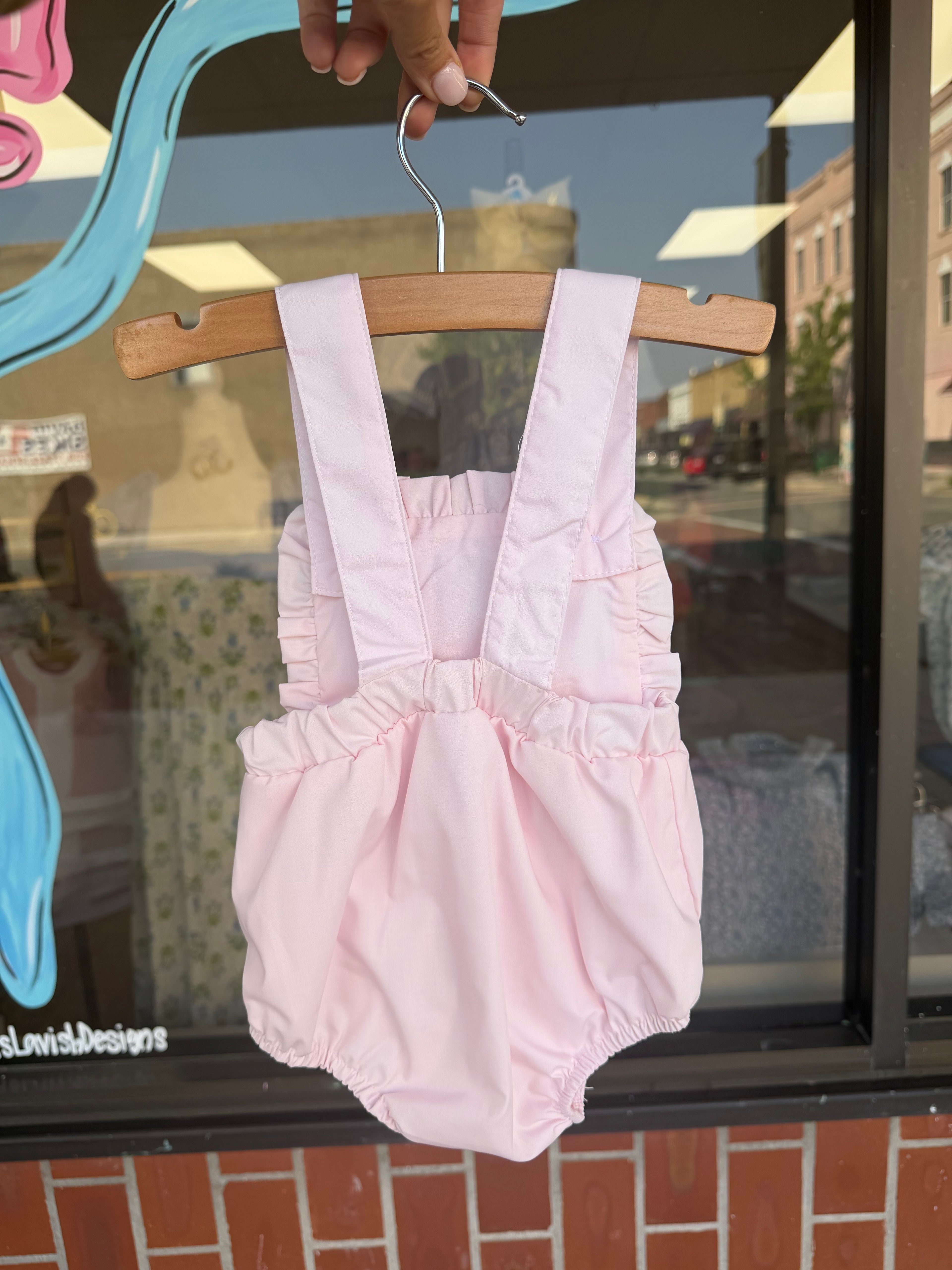 Light Pink Ruffle Sunsuit