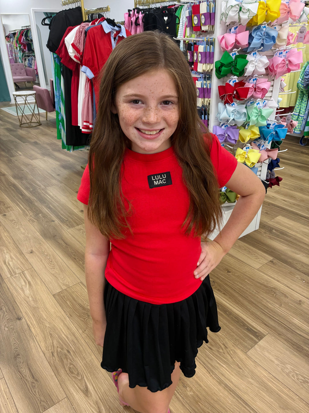 Kids Baby Doll Red Tee