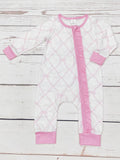 Kaitlyn's Pink Bow Romper