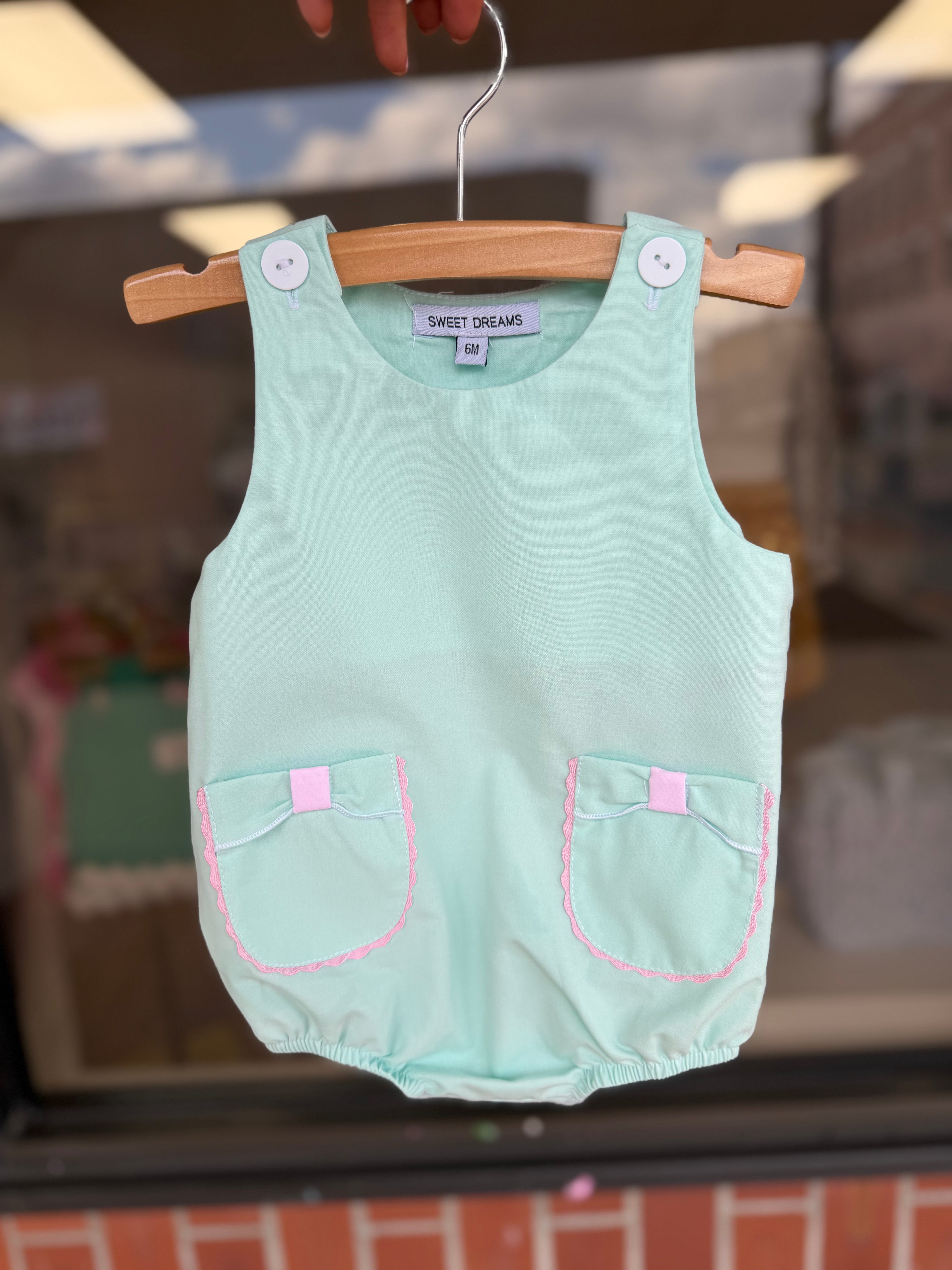 Mint Bow Pocket Bubble