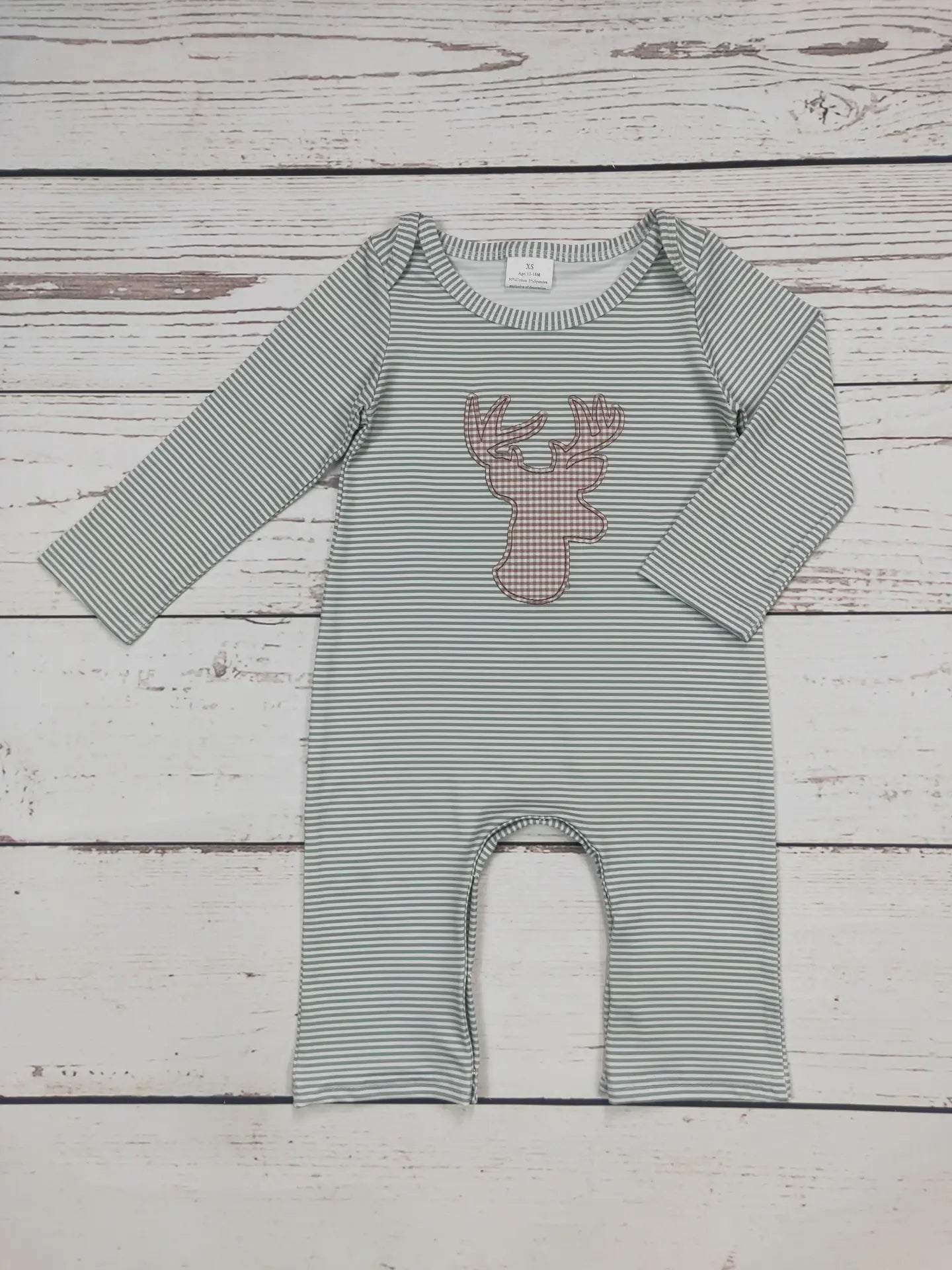 Striped Deer Romper