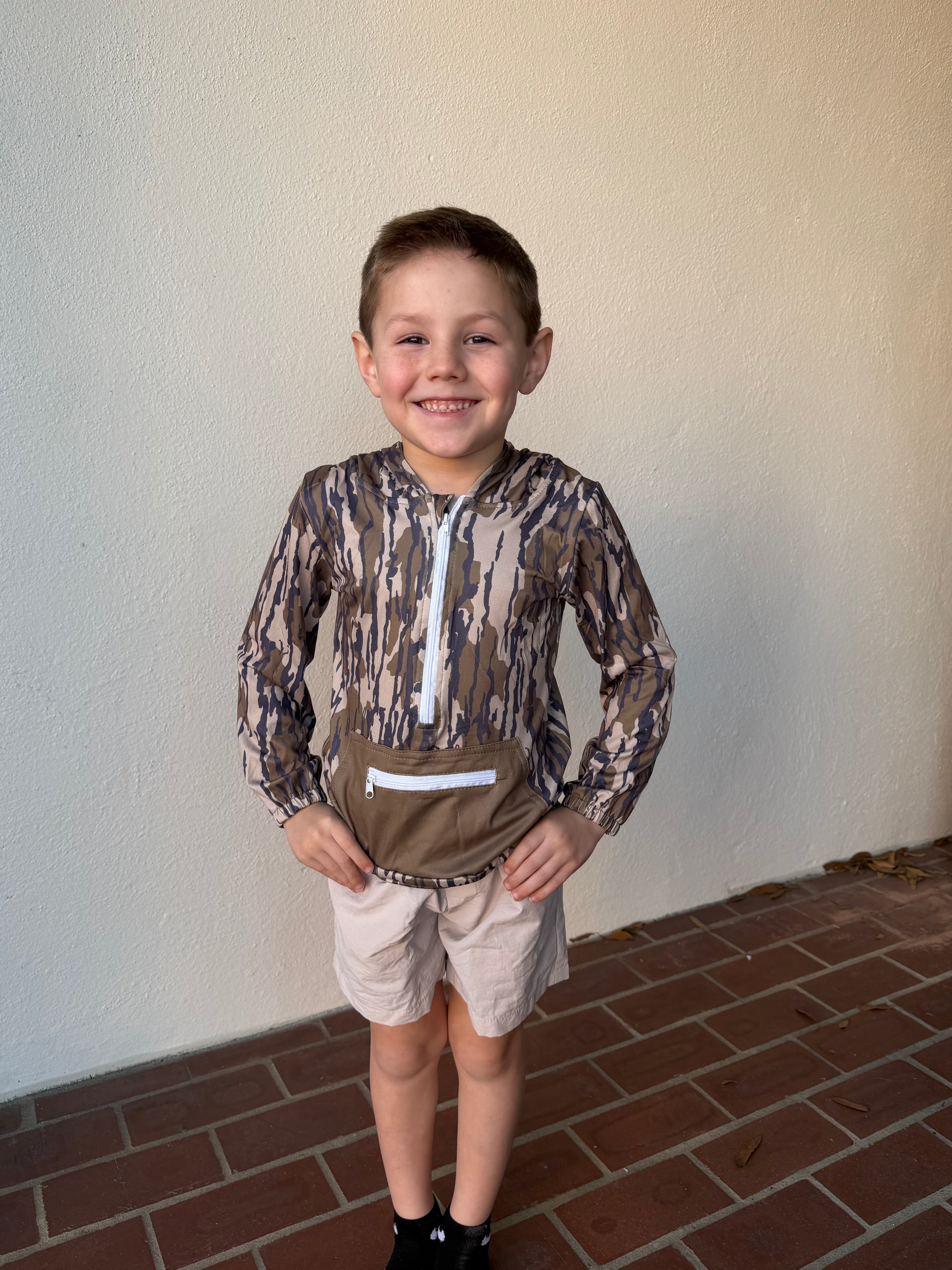 Camo Cutie Pocket Hoodie