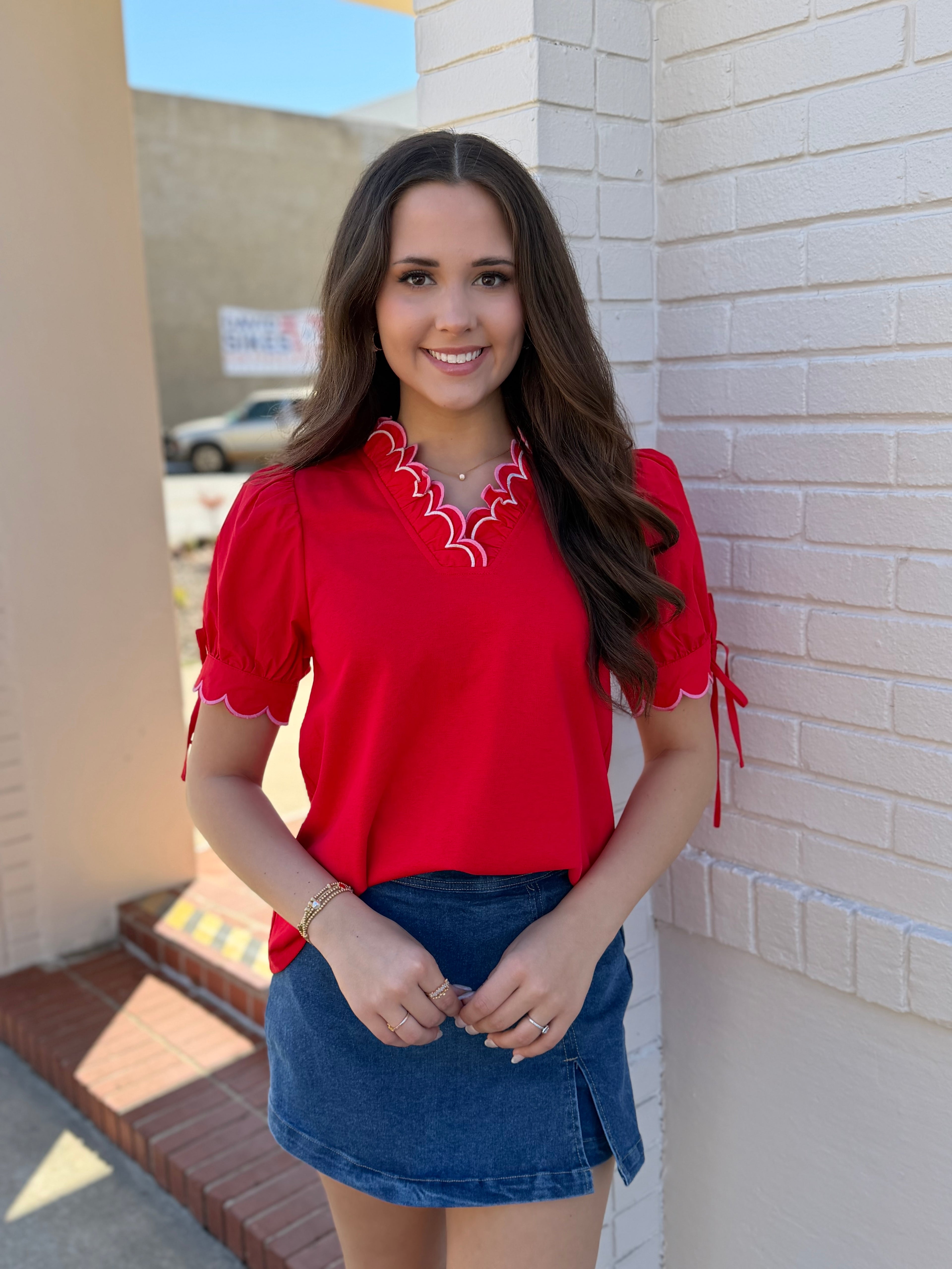 Sweetheart Stitch Top