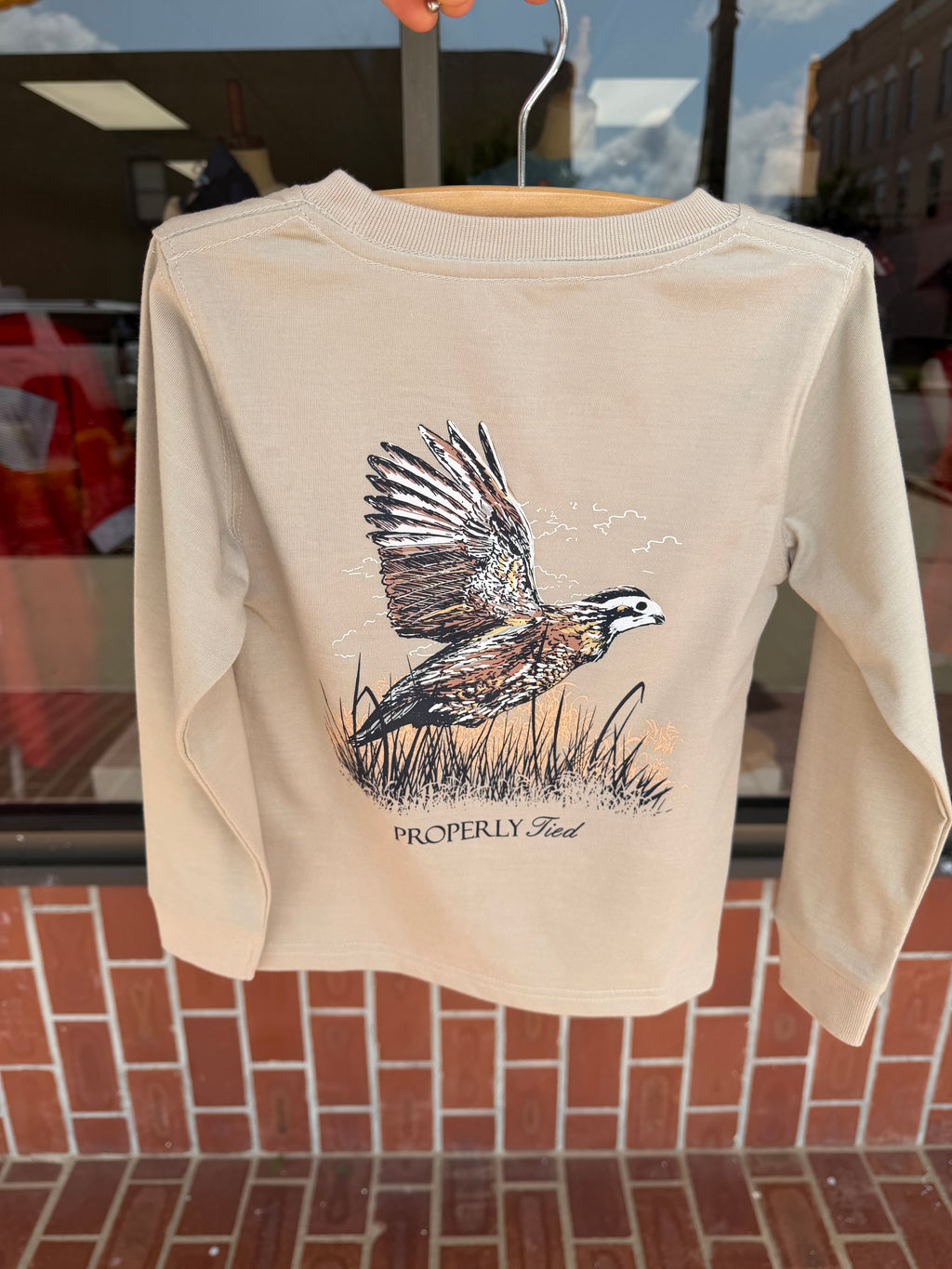 Boys Quail LS Tee