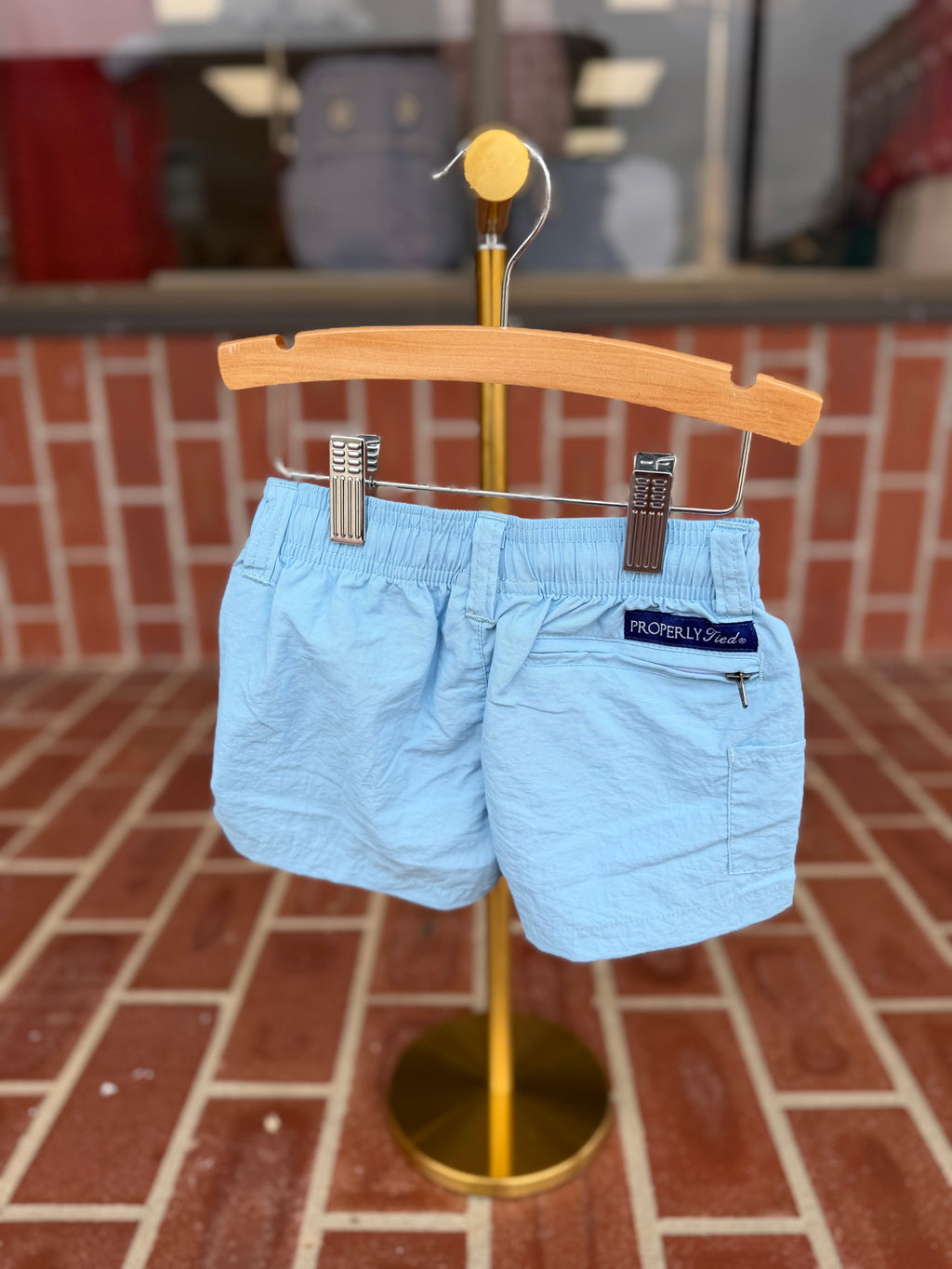 Powder Blue Mallard Shorts