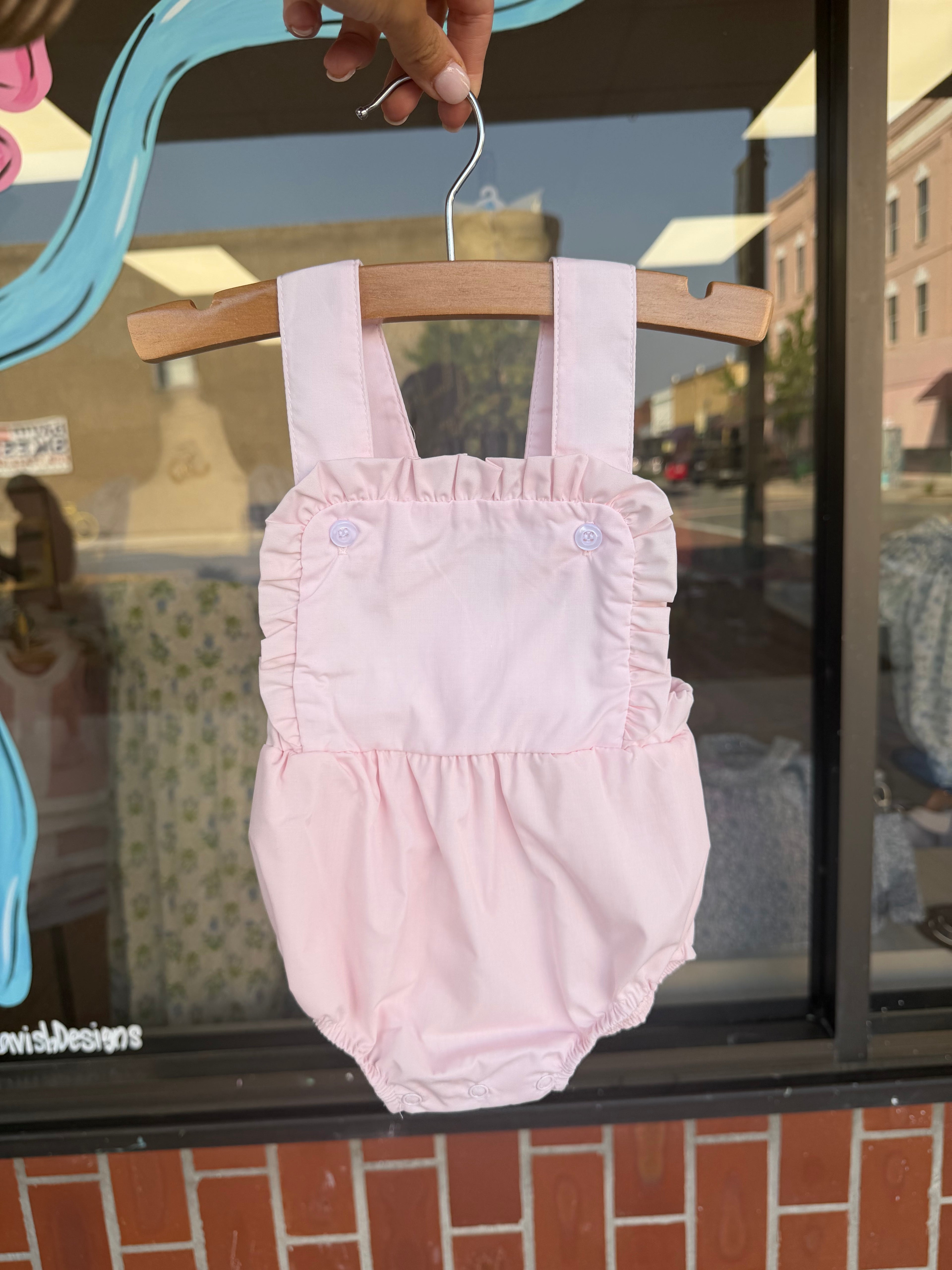 Light Pink Ruffle Sunsuit