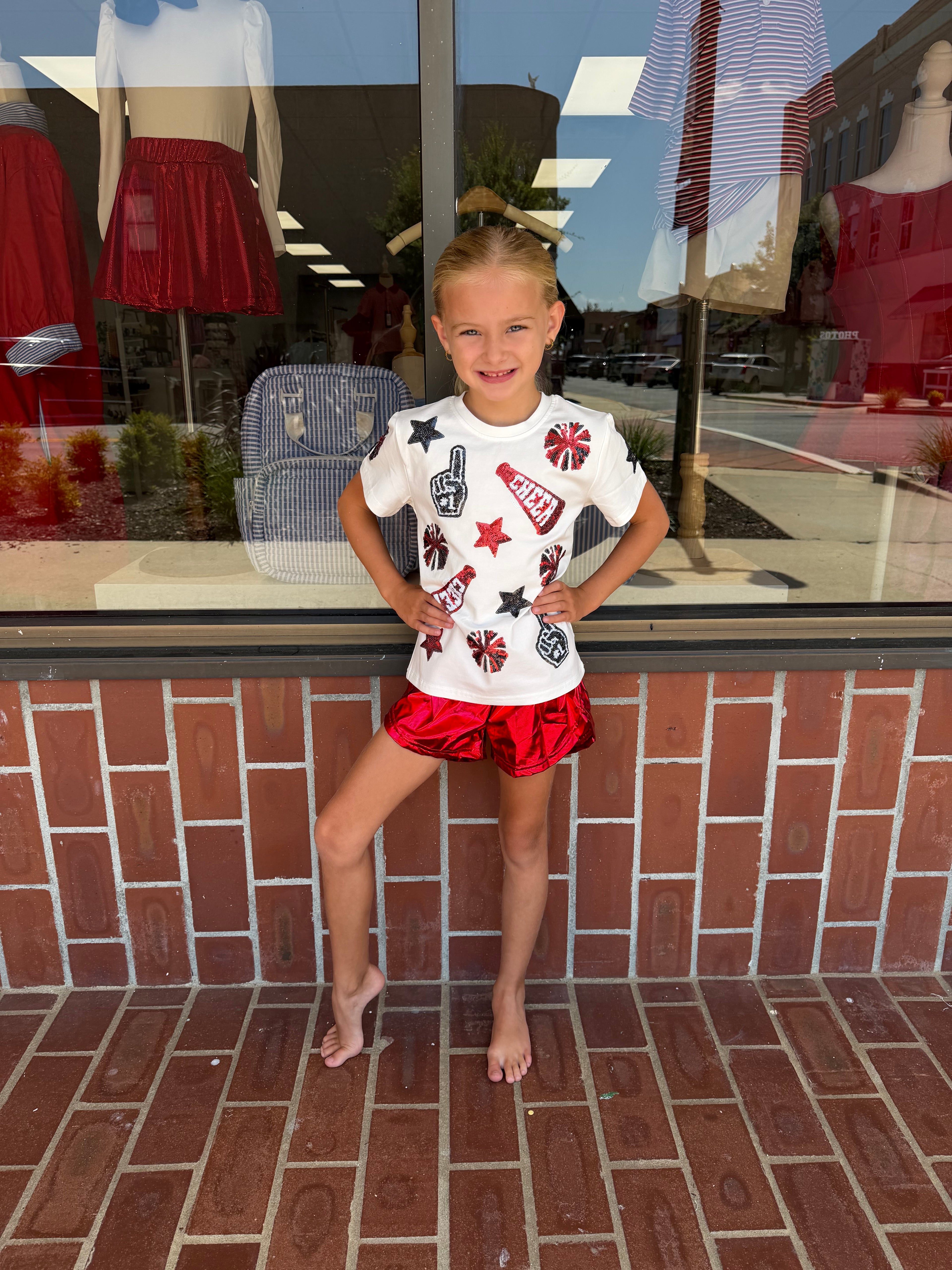 Black & Red Cheer Shirt