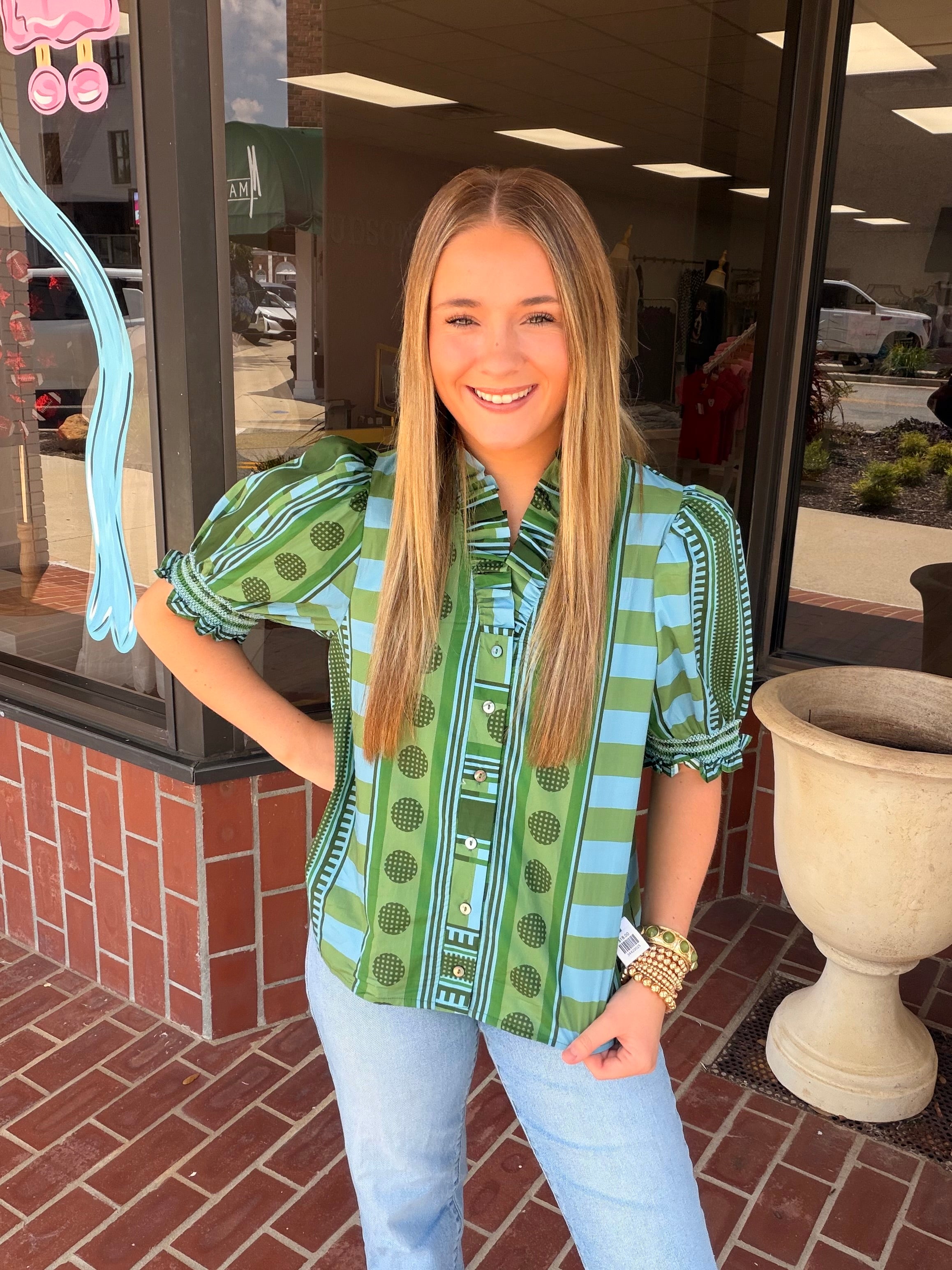 Garden Grove Ruffle Top