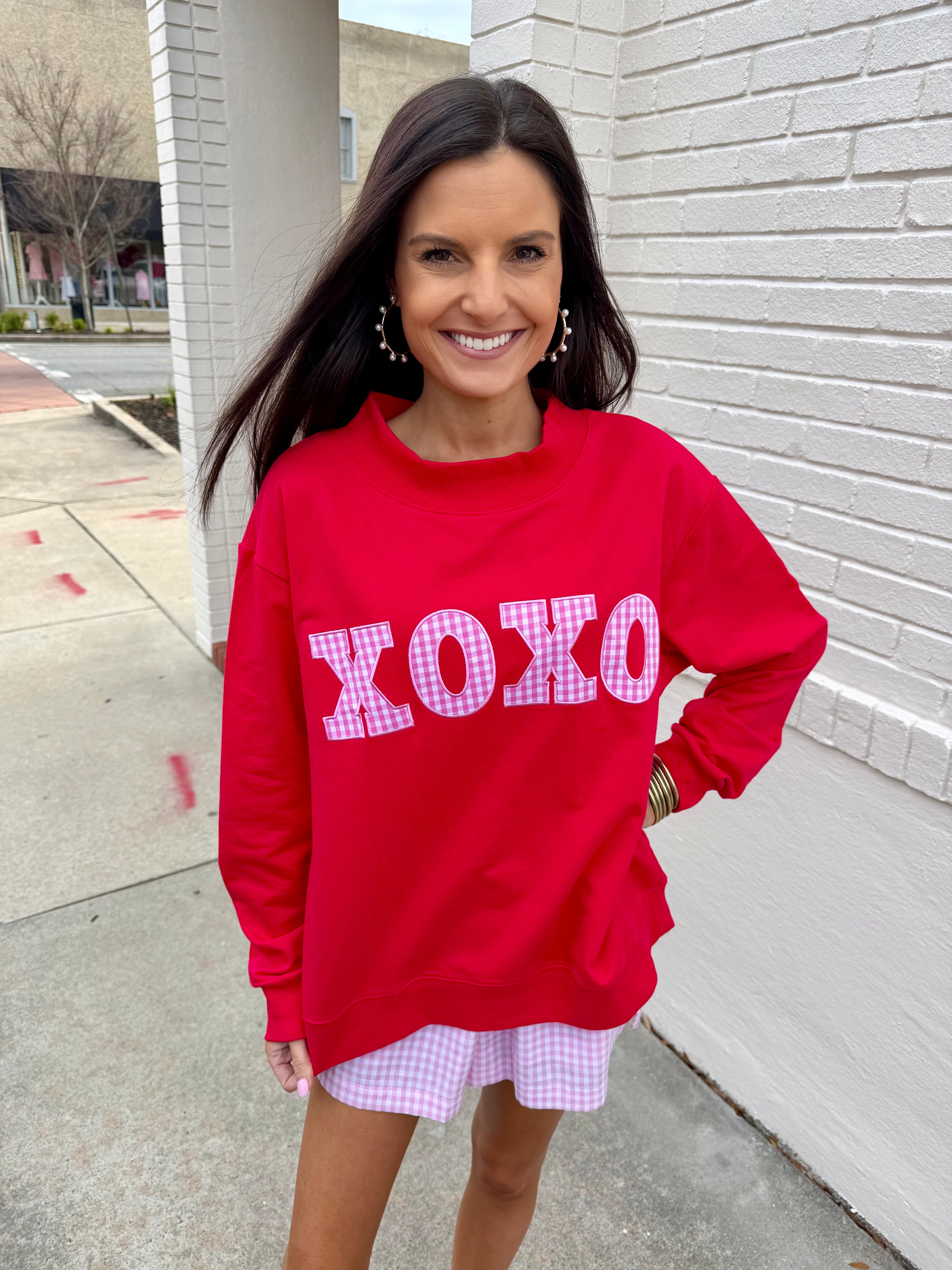 XOXO Mockneck Sweater