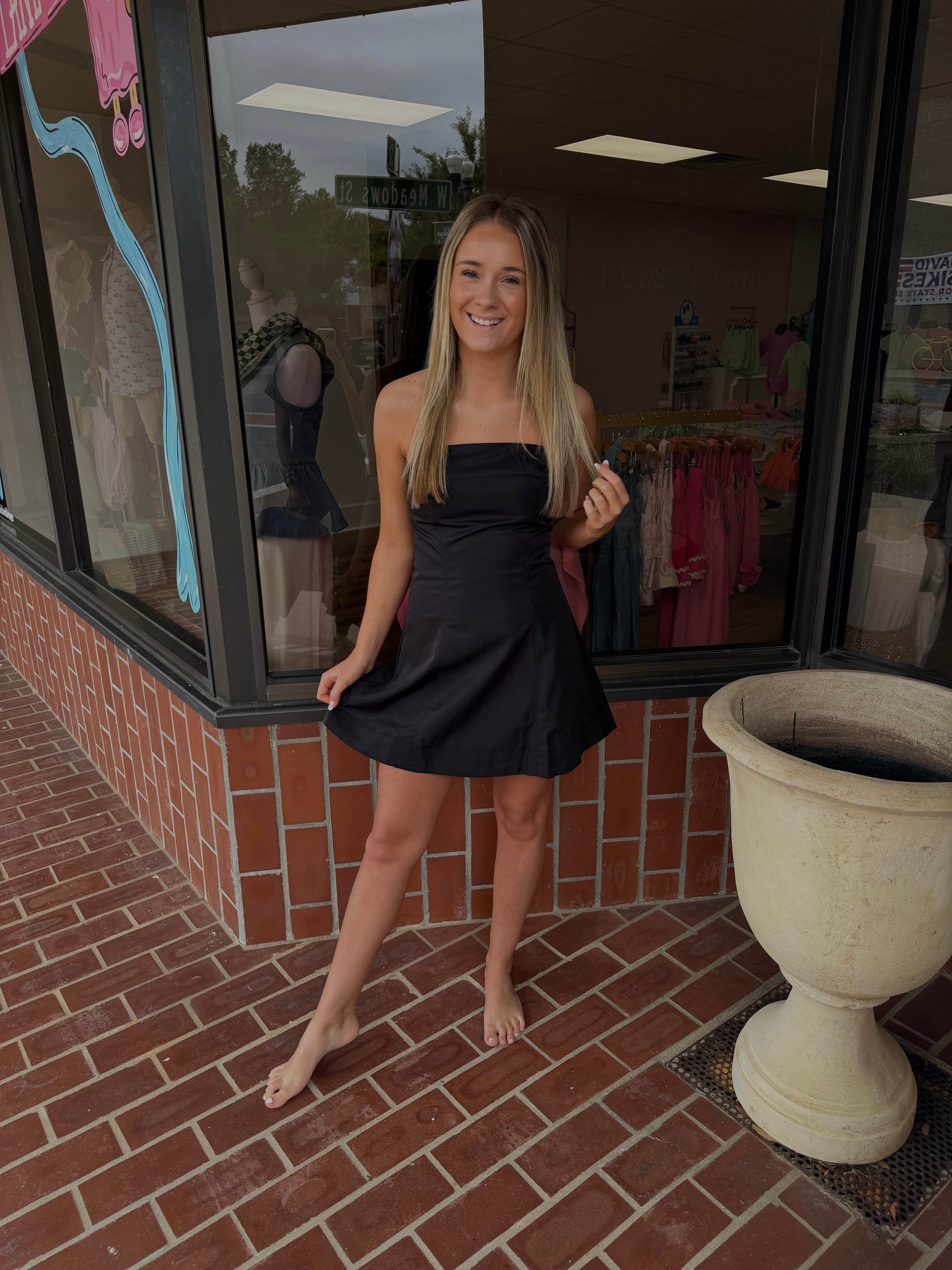 After Dark Strapless Dress