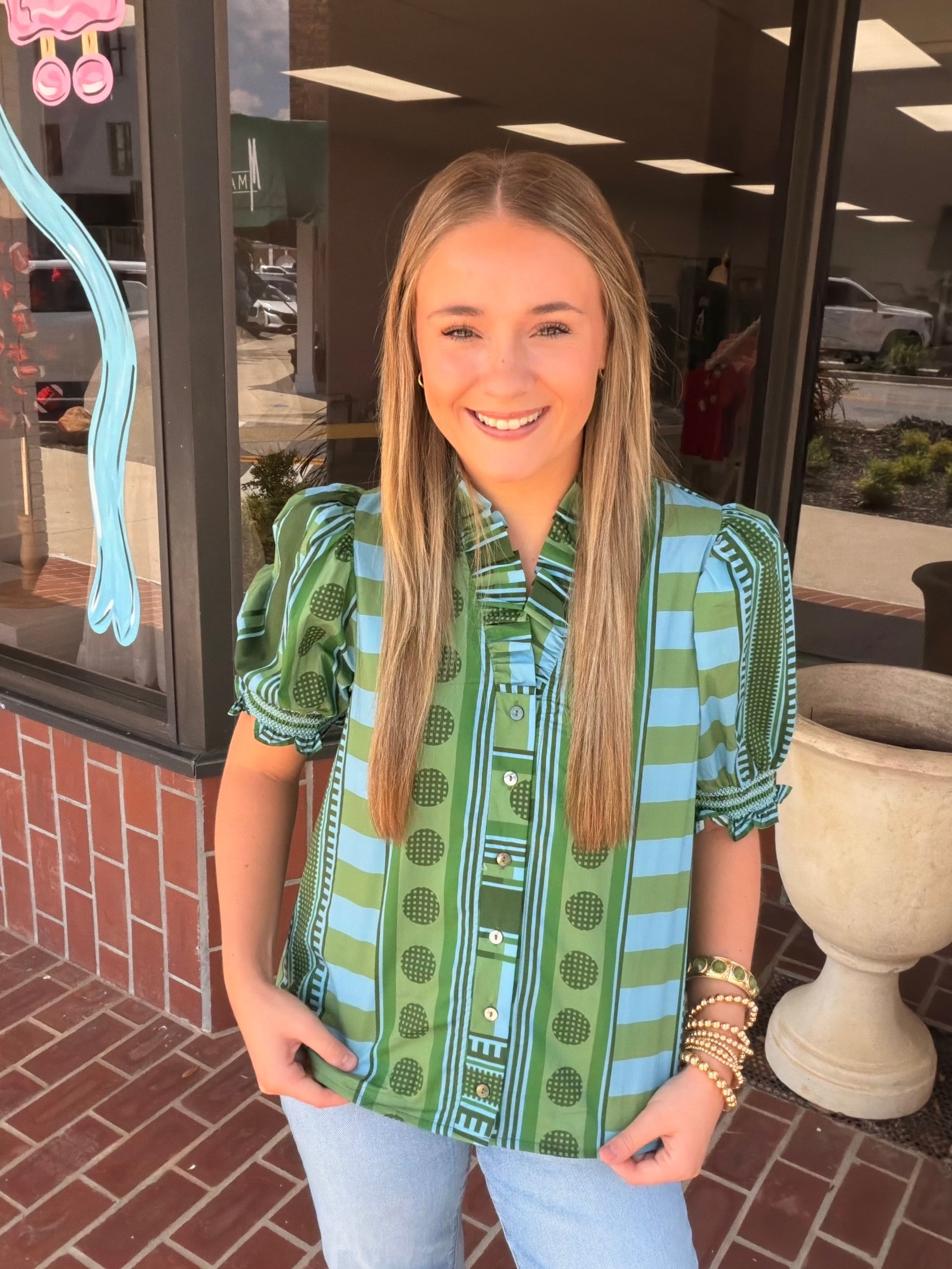 Garden Grove Ruffle Top