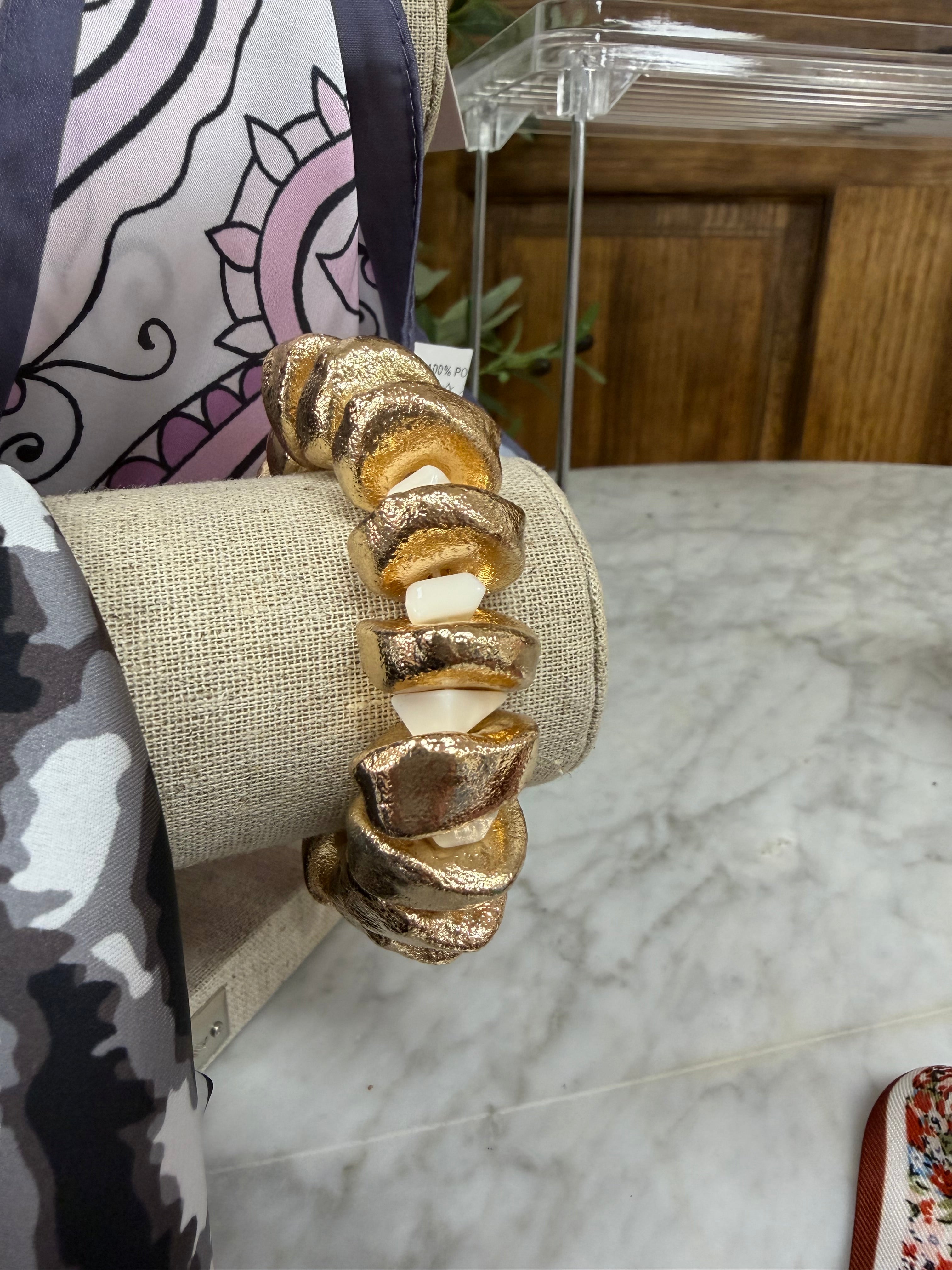 Irregular Shape Bead Bracelet