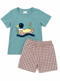Little Mallard Gingham Set