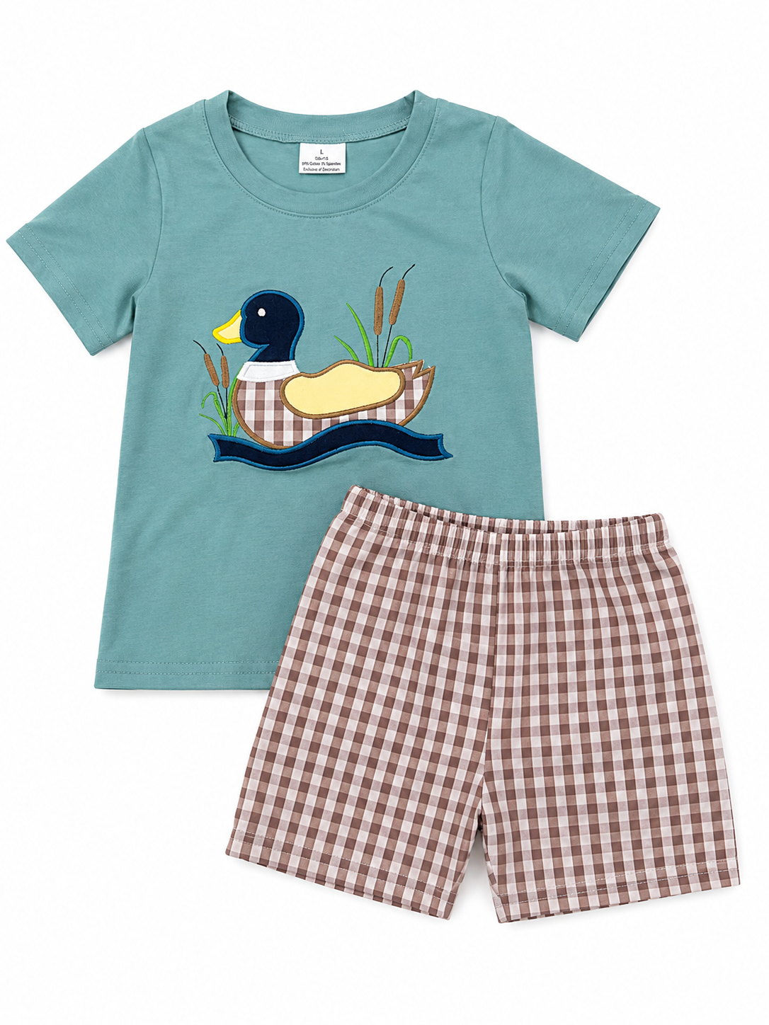 Little Mallard Gingham Set