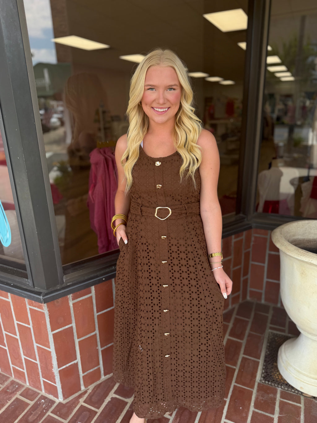 Espresso Elegance Dress