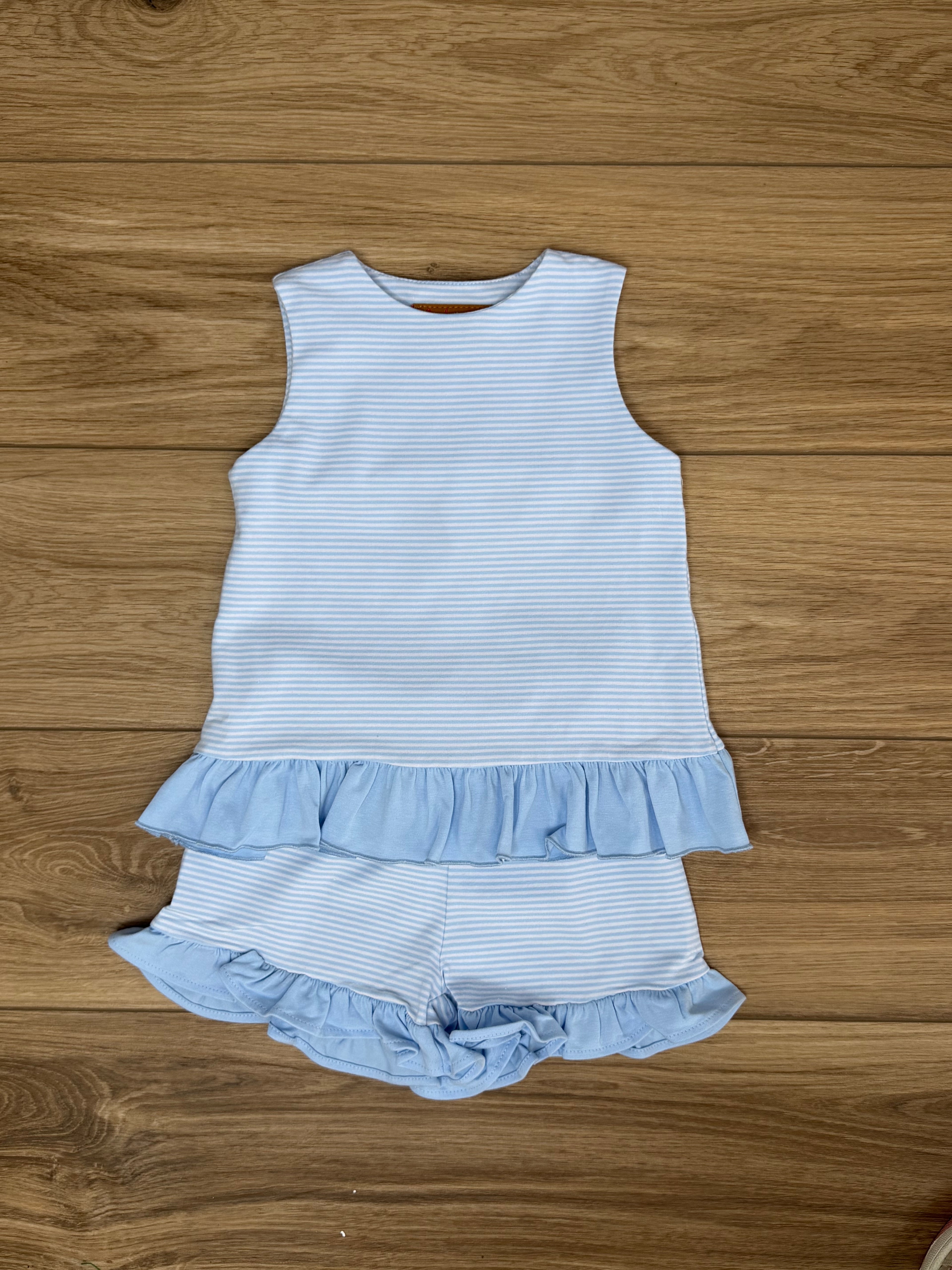 Leah Shorts Set- Blue