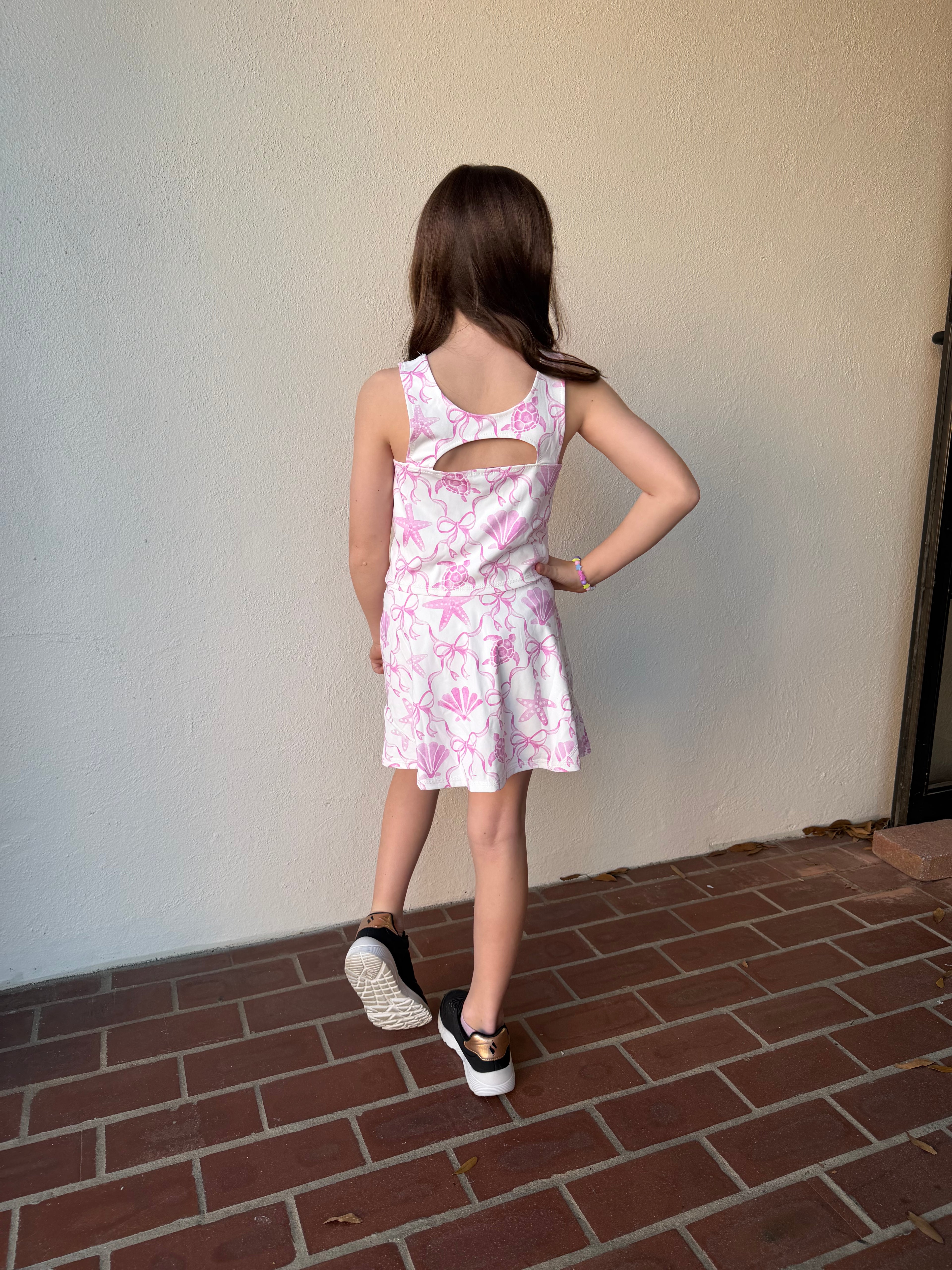 Pink Seashell Belle Skort Set