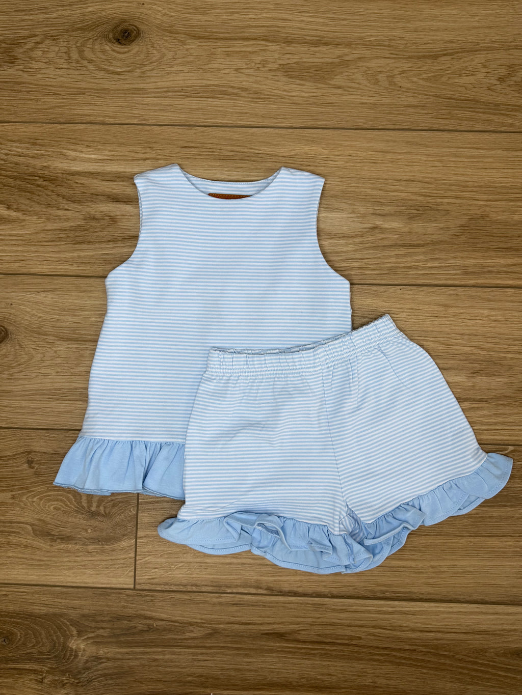 Leah Shorts Set- Blue