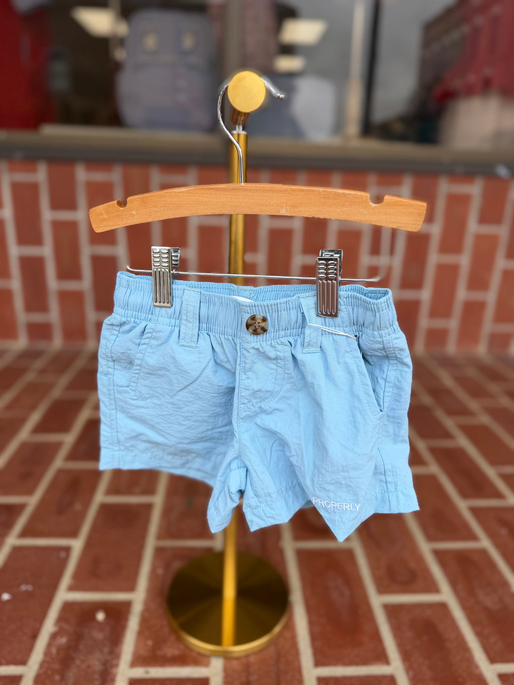 Powder Blue Mallard Shorts