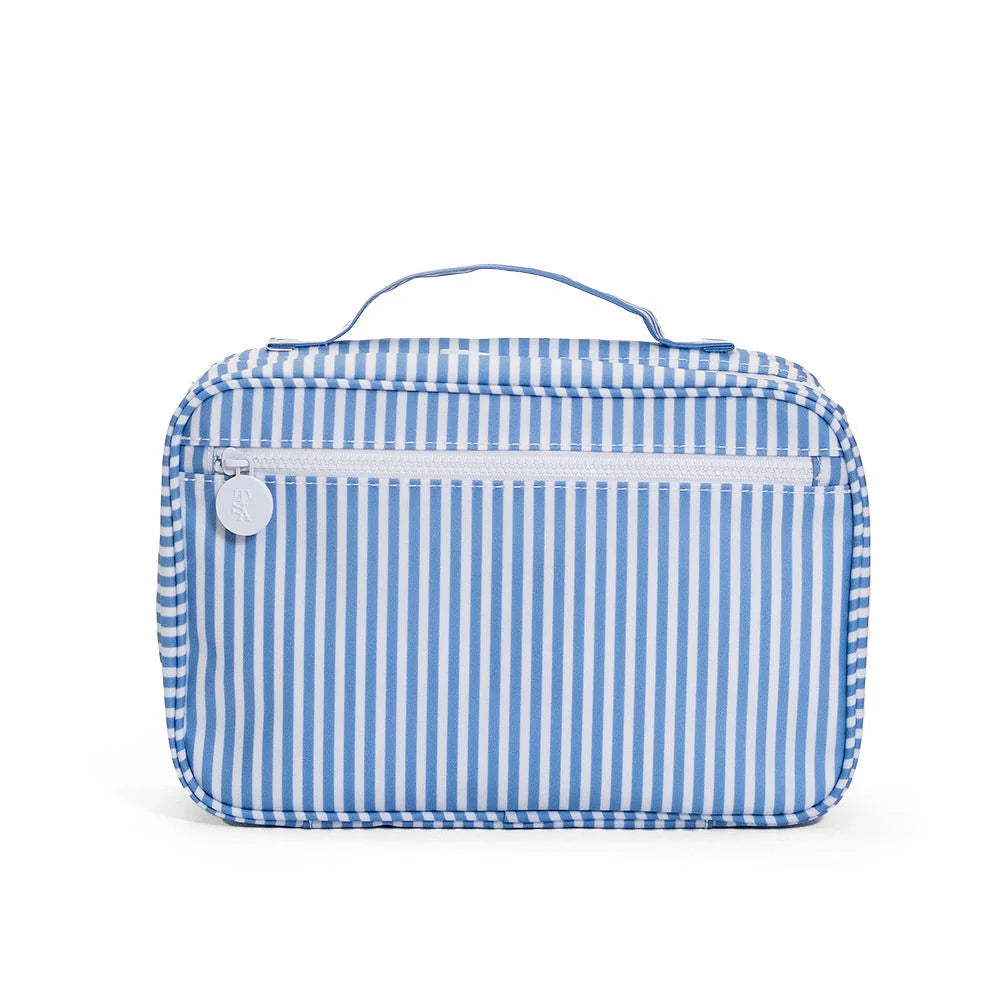 Bundle Up2 Hanging Toiletry Bag- Pimlico Stripe Chambray