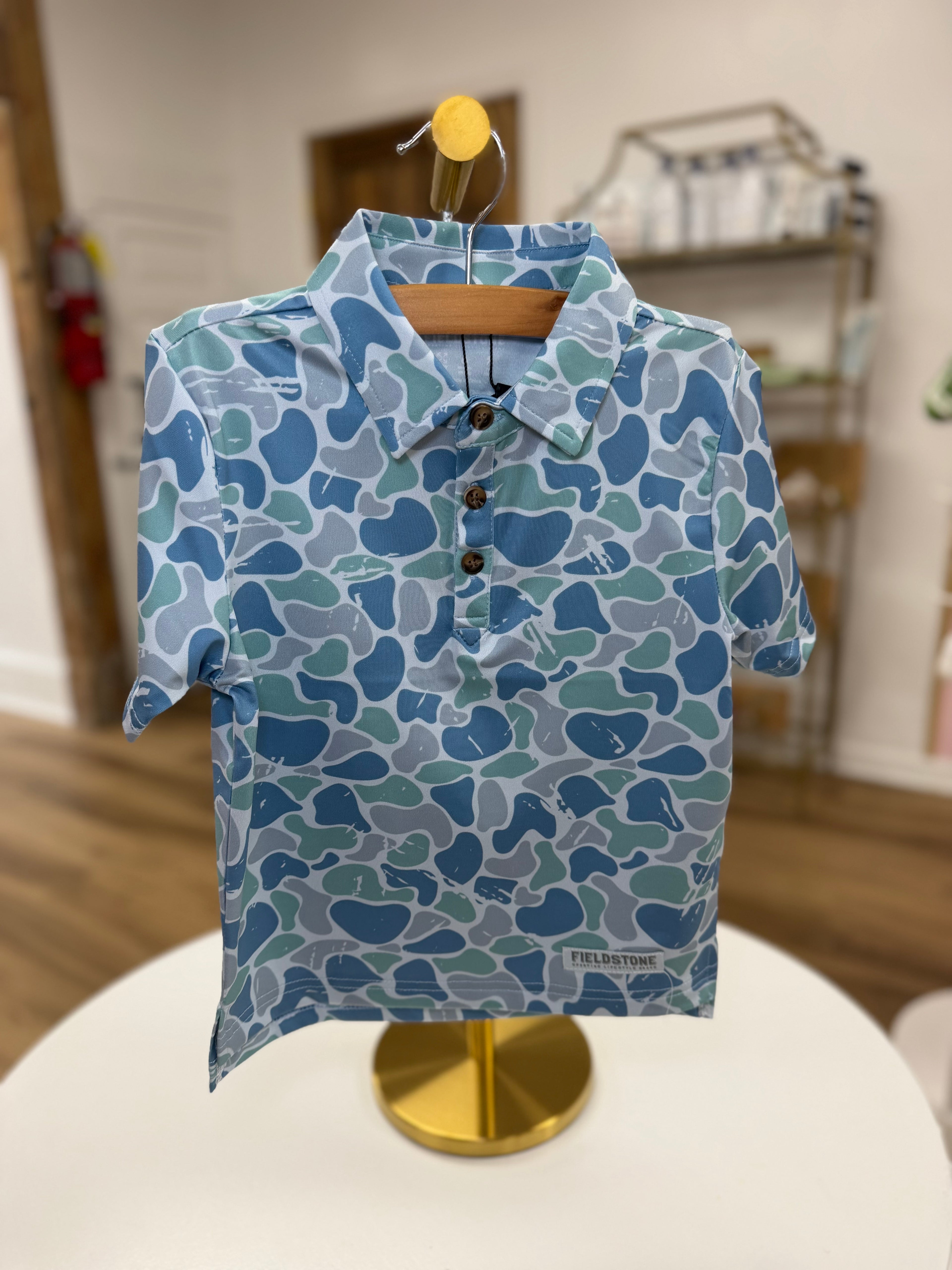 Saltwater Camo Polo