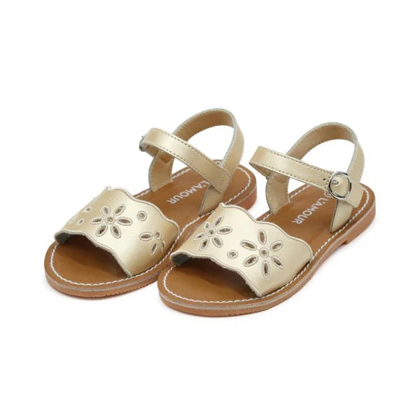 Augusta Embroidered Sandals