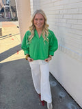 Kelly Green Top