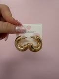 Thick Gold Hoops