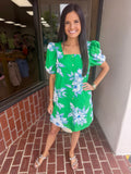Emerald Bloom Dress