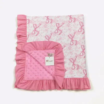 A Blushing Bow Blanket
