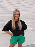 Green Micro Shorts