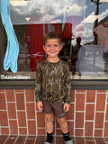Boys Bottomland Camo Tee Ls