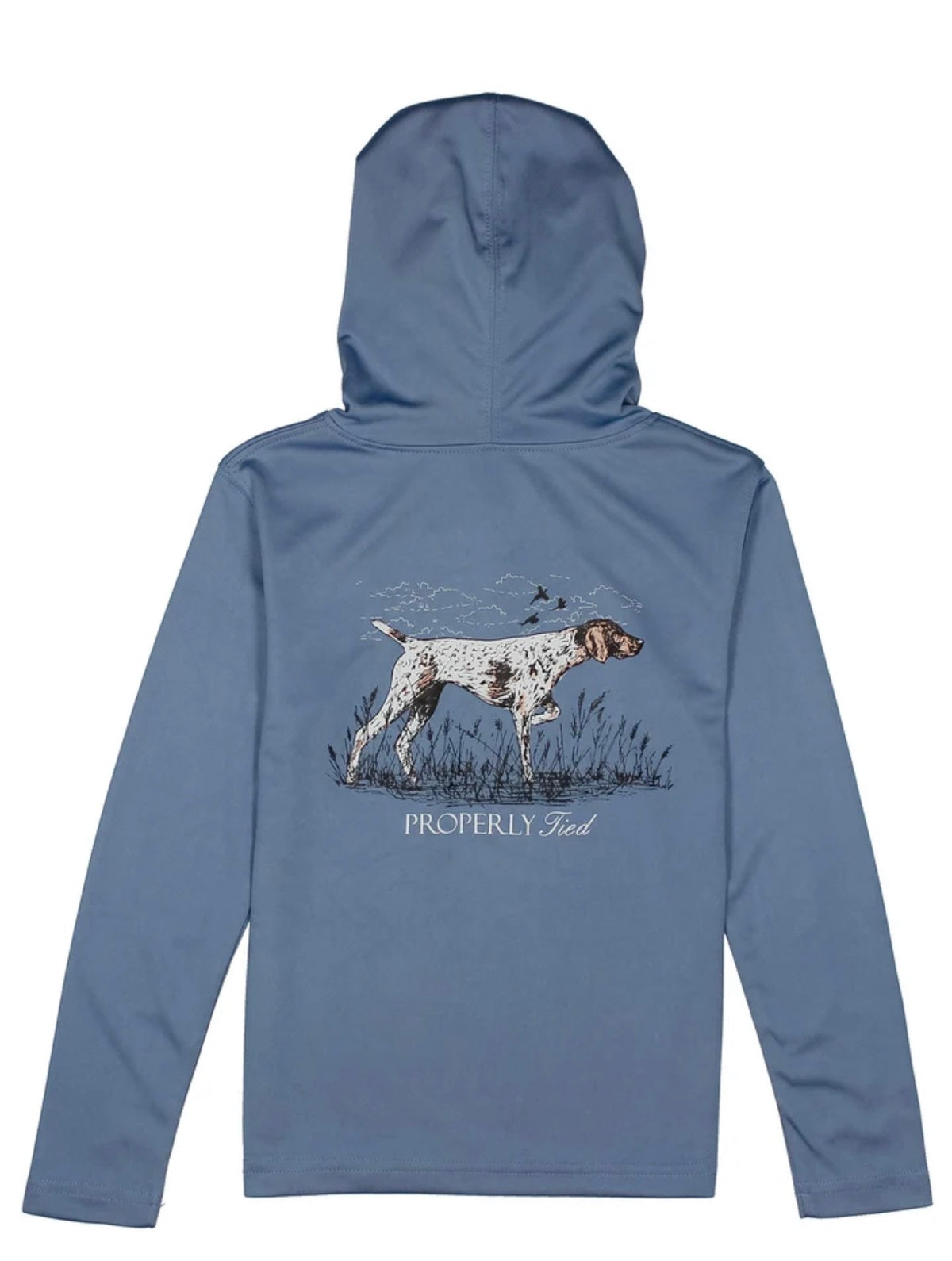 Shade Performance Hoodie Pointer Stone Blue