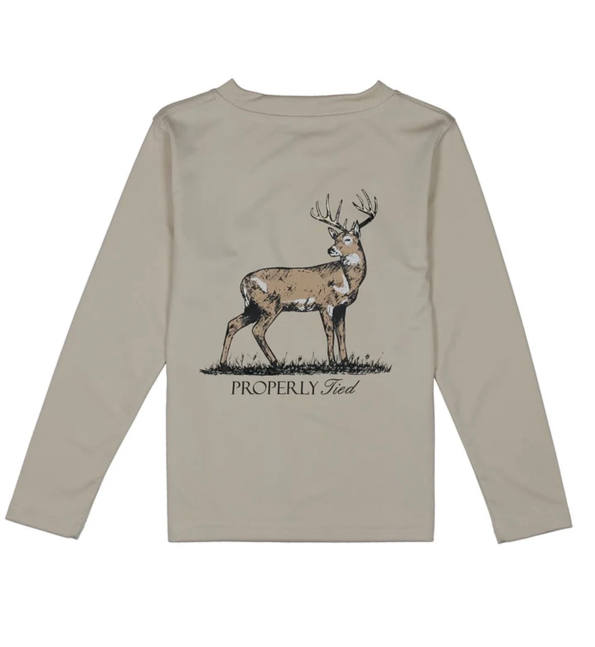 Whitetail Linen LS Tee