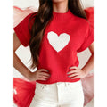 Crushin’ on You Red Knit Top