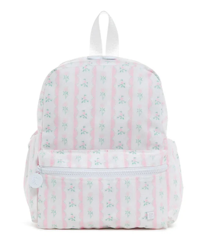 Mini Backer- Ribbon Floral Pink