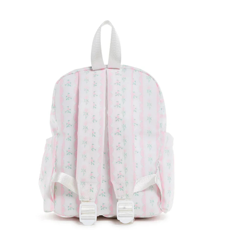 Mini Backer- Ribbon Floral Pink