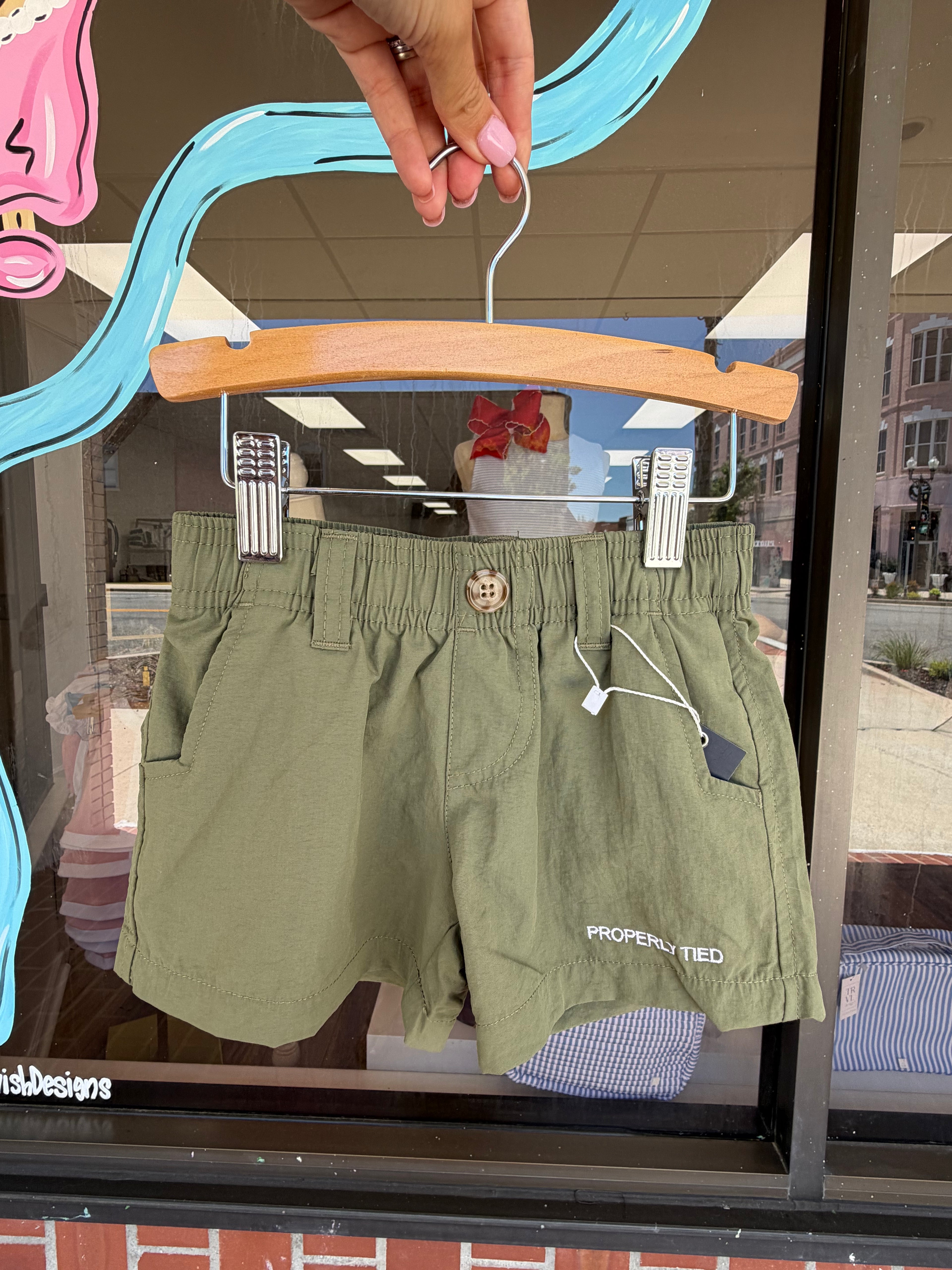 Olive Mallard Shorts