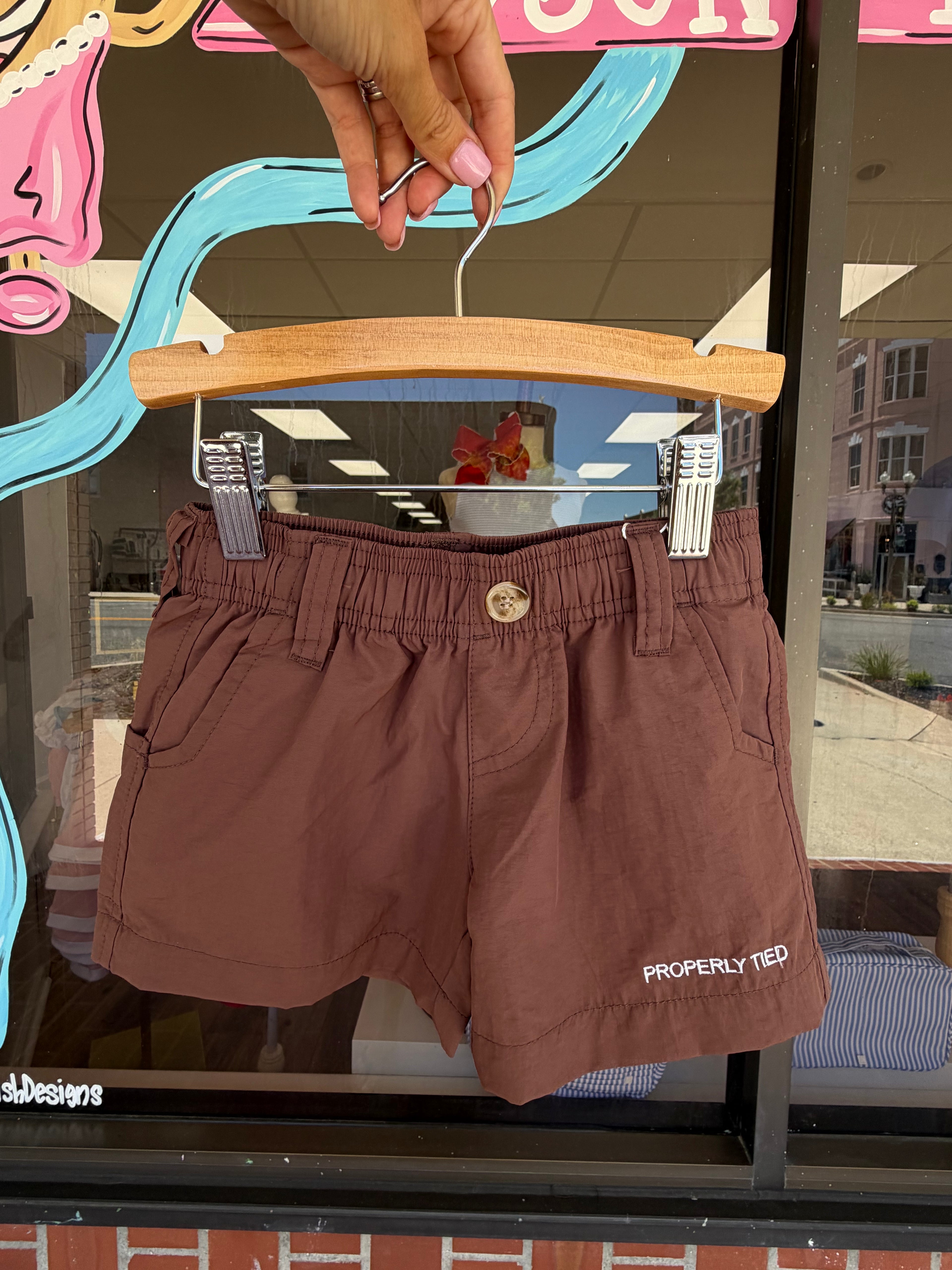 Bark Brown Mallard Shorts