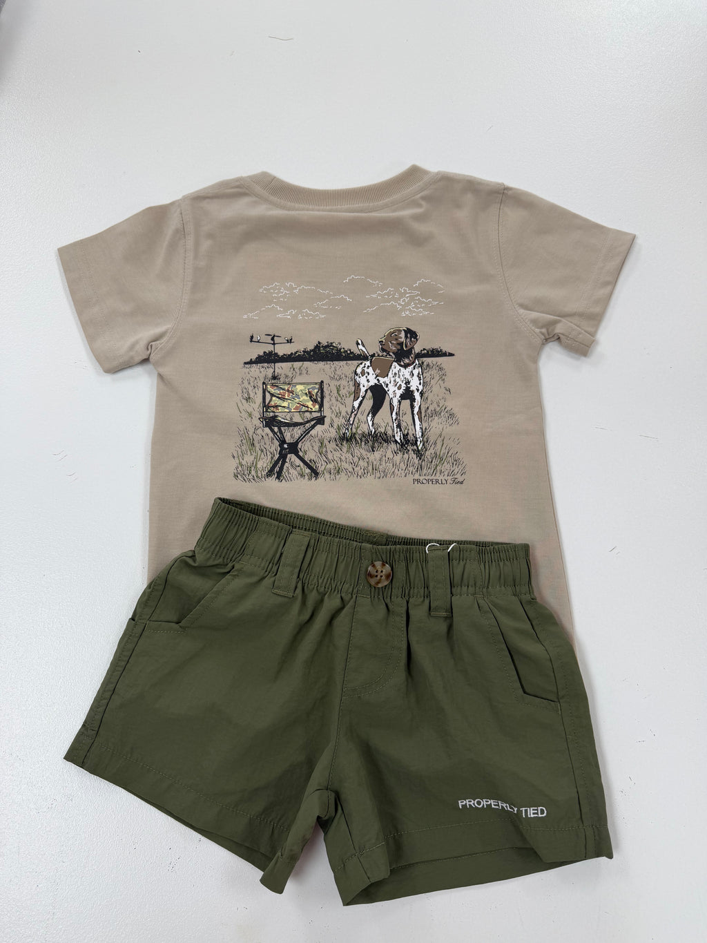 Olive Mallard Shorts
