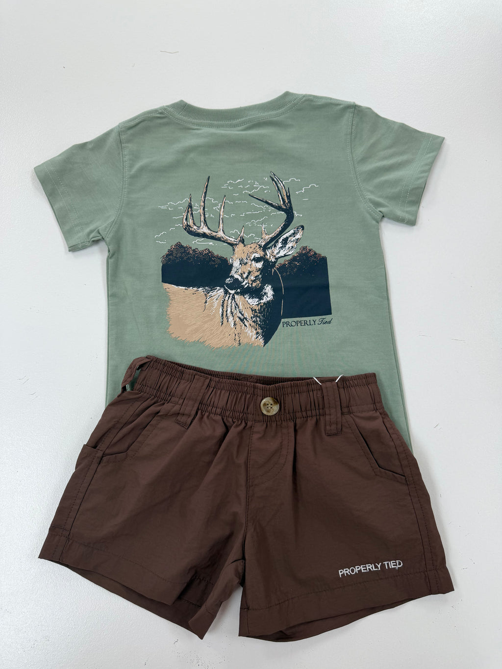 Bark Brown Mallard Shorts